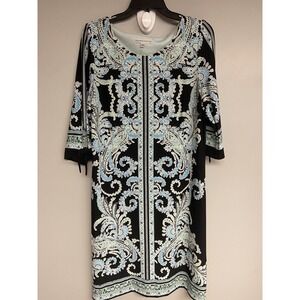 Women's size medium Sandra Darren dress. Paisley Print..